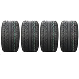 Set of 4 205/50-10 4PR Street & Turf Golf Cart Tires Tubeless 250 50 10 55006370