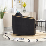 COOLMORE Corduroy Barrel Chair, Comfortable Accent Sofa Chair for Living Room, 360 Degree W395P220274