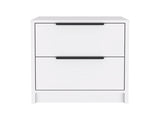 Cannon 2-Drawer Nightstand White B06280499