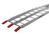 7.5ft Heavy Duty Three-section Aluminum Arched ATV UTV Ramp Silver 93428546