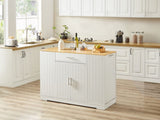 53'' Kitchen Storage Islands with Drawers and Trash Can Storage for Kitchen & Dining. Modern W1820P281267