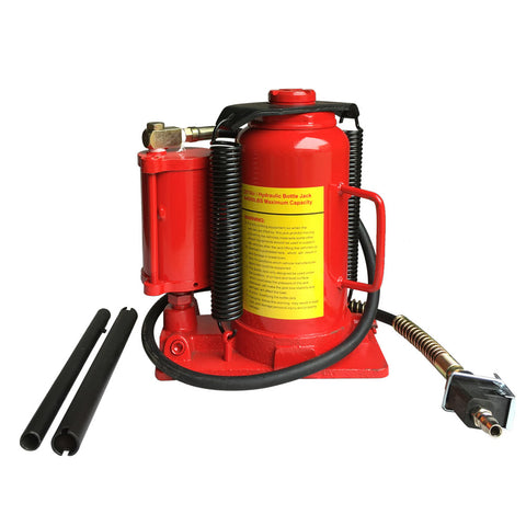 ZUN 20 Ton Air Hydraulic Bottle Jack Red 65857900