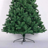 Artificial Christmas Tree Full Natural Spruce PVC Fir Tree 7.5ft Foldable Metal Stand Unlit 04955729