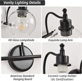 3-Lights Bathroom Vanity Lightings Brushed Gold Modern Vanity Light 22Inch Bathroom Light T3177P283992