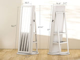 Floor standing jewelry cabinet with LED lights 47751550
