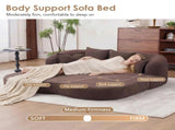 2-in-1 Foldable Sofa Bed,70 Inch Folding Boneless Couch Convertible Compressed Sleeper Sofabed, 4 W2231P466739
