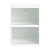 12 Inch Small Wall Mounted Storage Shelves, Suitable For Small Bathroom, Glossy White W999P179595