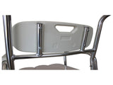 Multifunction Heavy Duty Memory Foam Commode Chair Adult Bathroom Toilet Seat White & Beige 62123836