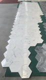 Hexagon Marble tile, White marble, natural marble,for wall and floor, polished marble tile, natural W1696P262341