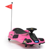 ZUN 12V Kids Ride-On Drifting Car, Electric Go Kart w/ MP3, USB, LED Lights, High-Low Speed, Power W2181P162603