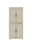 ZUN 4 Door Cabinet, with 4 Adjustable Inner Shelves, Storage Cabinet W688137519