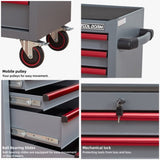 7-Drawer Rolling Tool Chest with Locking Wheels & Drawers, 18.1" D x 26.6" W x 38.3" H Mobile Tool W3037P309487