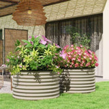 ZUN Garden Bed、 Galvanized Planter 98691641