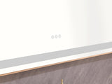 60 x6 Inch LED Bathroom Mirror with Aluminum Frame, Wall Mounted Vanity Mirror, Anti-Fog, Memory, W2287P279863