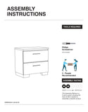Contemporary 1pc Nightstand White Color High Gloss Lacquer Coating Chrome Handles and Feet Bedside B011P156646