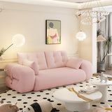 Human Dog Bed, Lazy Sofa Couch, 78.7" Multi-Functional Foldable Sofa Bed, 3-in-1 Teddy Fabric W1885P306886