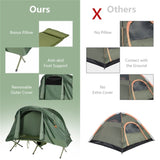 ZUN Single outdoor camping bed 13661498