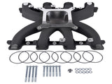 300-132 Single Plane Carb Intake Manifold Black Fits for GM LS Gen III IV LS1 LS2 LS6 13579267