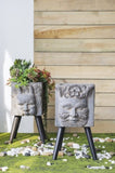 ZUN 11" x 13" x 22" Greek God Statue Planter with Legs W2078P152776