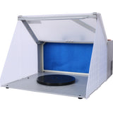 Portable Airbrush Spray Booth with 3 LED Lights, Extra Replaceable Extra Filter Pad, Turn Table and W465P187893