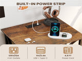 Record Player Stand with Charging Station, 3-Tier Adjustable Shelf Rolling Turntable Stand 18451643