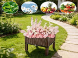 Raised Garden Bed Planter Box, 3 Size Options Self-Watering Elevated Garden Bed, Lightweight PP 52277315