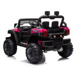 ZUN BBH-016 Dual Drive 12V 4.5A.h with 2.4G Remote Control off-road Vehicle Rose Red 13861835