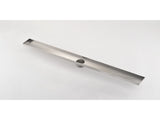 28 Inch Linear Shower Drain with Removable Square Patterned Grate, 304 Stainless Steel with Hair 67953825