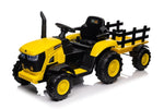 ZUN Ride on Tractor, 12 V Battery Powered Electric Vehicle Toy w/Remote Control,music, LED Lights, W1760P155330