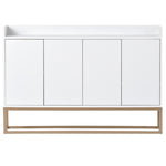 ZUN Modern Sideboard Elegant Buffet Cabinet with Large Storage Space for Dining Room, Entryway 17706014