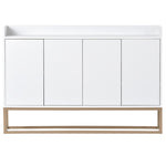 ZUN Modern Sideboard Elegant Buffet Cabinet with Large Storage Space for Dining Room, Entryway 72450574