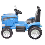 ZUN Kids Ride on Tractor with Trailer, 12V Battery Powered Electric Tractors for Kids with Remote T3067P244617