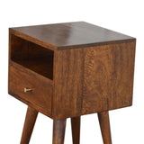 Artisan Furniture Solid Wood Mini Chestnut nightstand B182P279309
