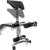 ZUN 6+3 Positions Adjustable Weight Bench with Leg Extension - Utility Benches with Preacher Curl 68909715