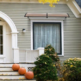 200 x 100 Household Application Door & Window Rain Cover Eaves Canopy Brown & 66120262