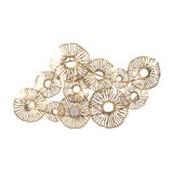 24x2x42" Gold Iron Wall Art W2078P205303