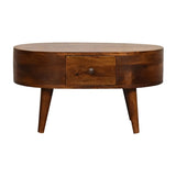Mini Chestnut Rounded Coffee Table B182P166583