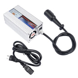 48 Volt 20 Amp Golf Cart Battery Charger LED with Round 3 Pin Plug for EzGo RXV TXT 61174839