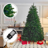 ZUN 7.5ft Pre-Lit Spruce Artificial Holiday Christmas Tree for Home, Office, Party Decoration, Equipped 97710181