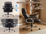 Ergonomic Executive Office Chair with Contoured Backrest, Adjustable Height & Recline for Home 56232565
