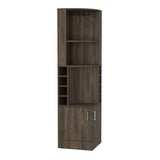 Syrah Corner Bar Cabinet, Two External Shelves Espresso B200P239599