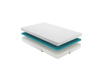 ZUN 6-inch Full Size Bed Mattress Gel-Infused Memory Foam Mattress, Firm, White, Mattress in a Box B011P248240