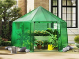 78"x68"x75" Walk-In Mini Greenhouse, Easy Assembly Plant Protection Tent for Year-Round Gardening 65115730
