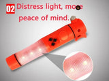 Red Multi-functional car safety hammer with Flashlight 98447541