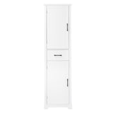 Tall Bathroom Storage Cabinet, Freestanding Storage Cabinet with Twos and Adjustable Shelves, 99964212
