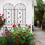 2 Pack Metal Garden Trellis 86.7" x 19.7" Rustproof Trellis for Climbing Plants Outdoor Flower W1586P243847