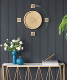 23.5" Round Moving Gear Roman Numeral Clock W2078130296