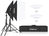 Softbox Lighting Kit, Photo Equipment Studio Softbox 20" x 27", with E27 Socket and 2x5500K Instant 02553990