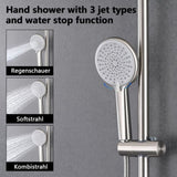 Shower Head with Handheld Shower System with 10" Rain Shower Head W1219P264266
