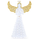 5ft Pre-Lit Christmas Angel Decor, 150 LED Lights , IP44 Weatherproof Xmas Decoration 84531694